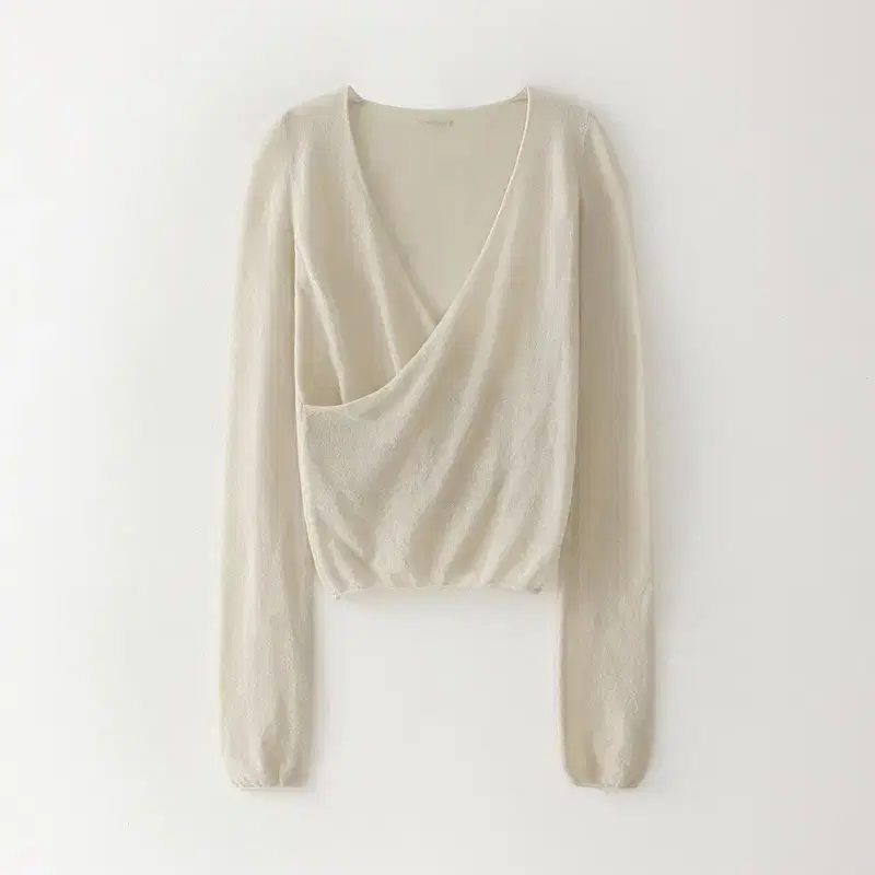 라렌 예옹 Susan Wrap Knit Top 랩니트 베이지