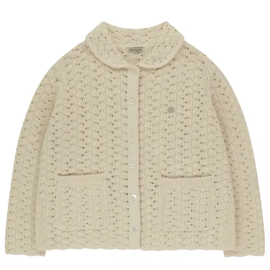 코이세이오 WAVE KNIT CARDIGAN IVORY