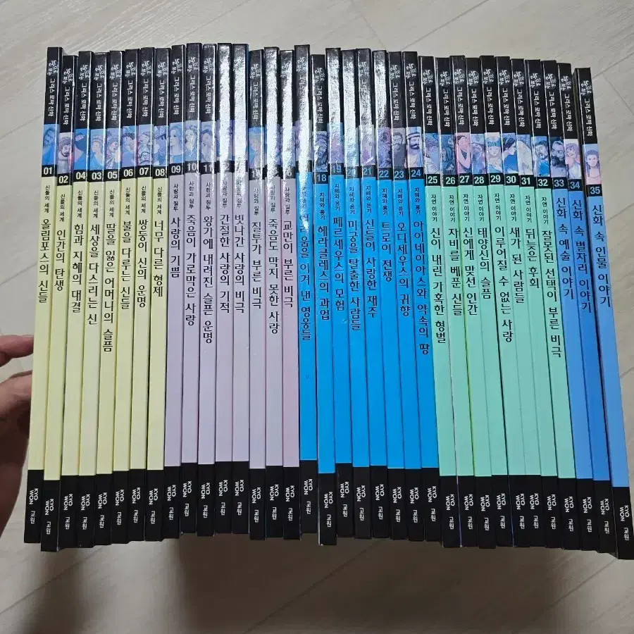 눈으로 보는 그리스로마신화 본32권+별책3권 교원 올스토리