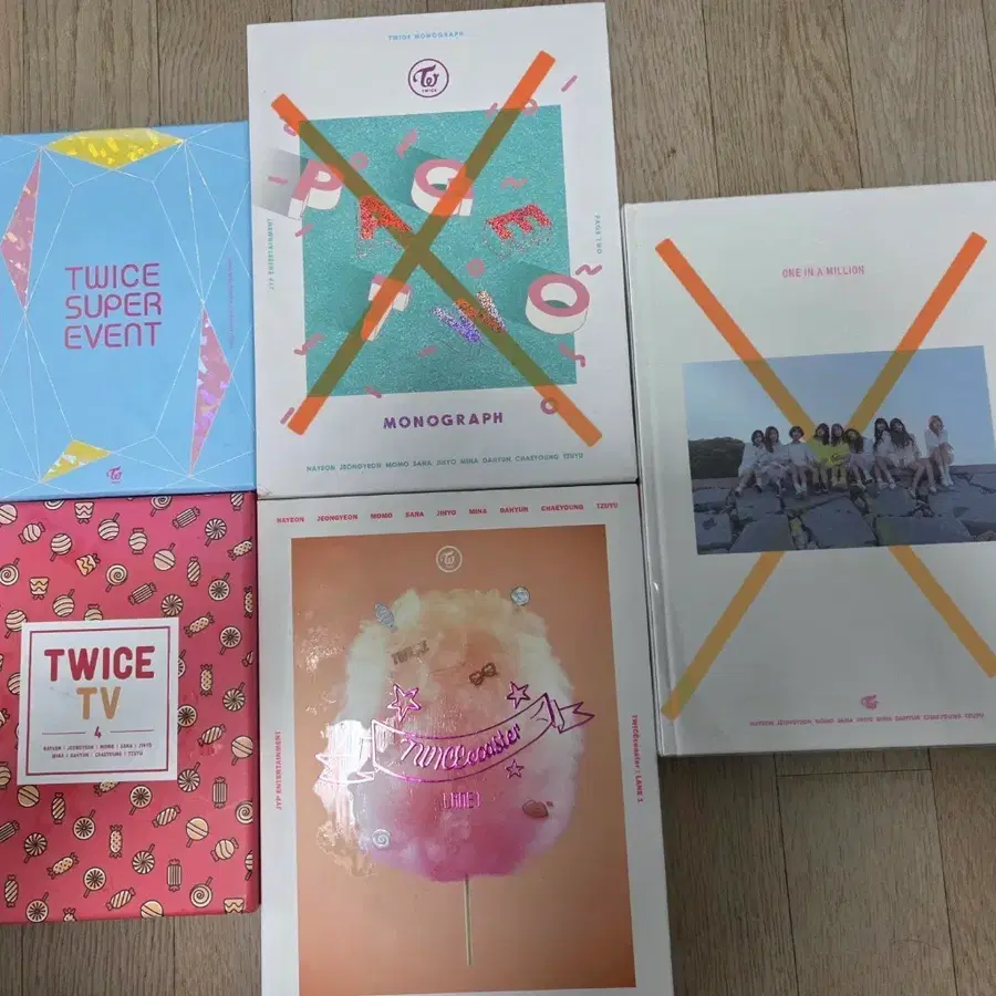 트와이스 굿즈(트와이스 tv4,super event,monograph)