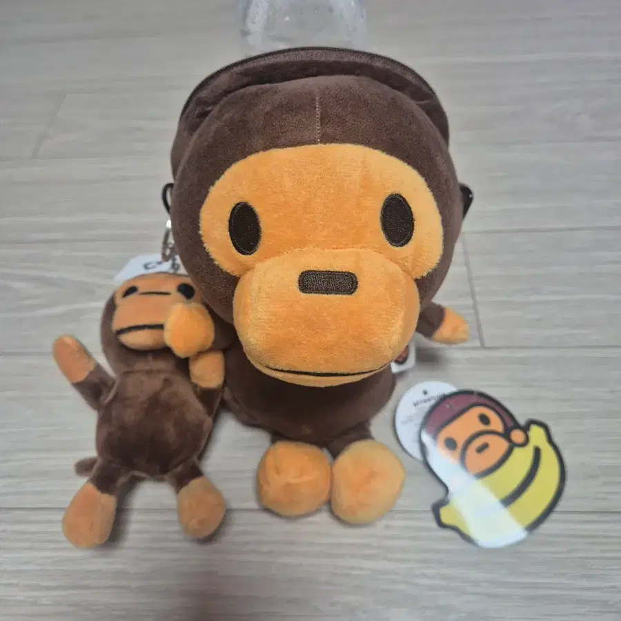 베이프 베이비 마일로 가방&인형 키링