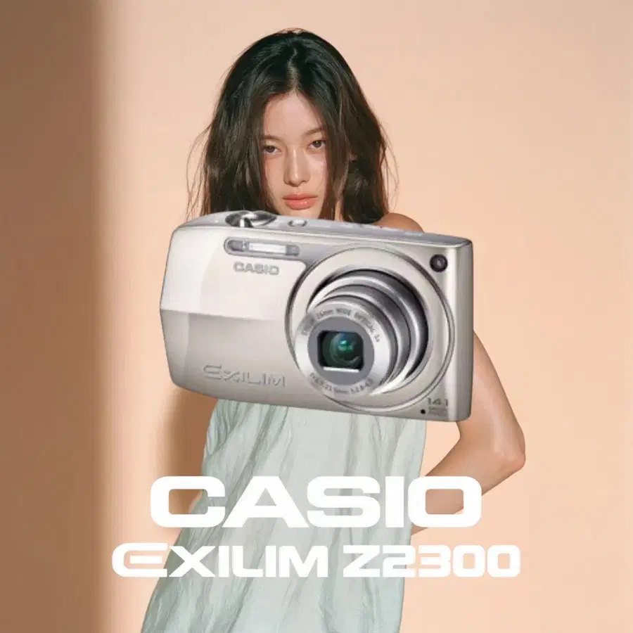 A급)카시오 엑슬림 Z2300 Gold 빈티지 디지털카메라 디카