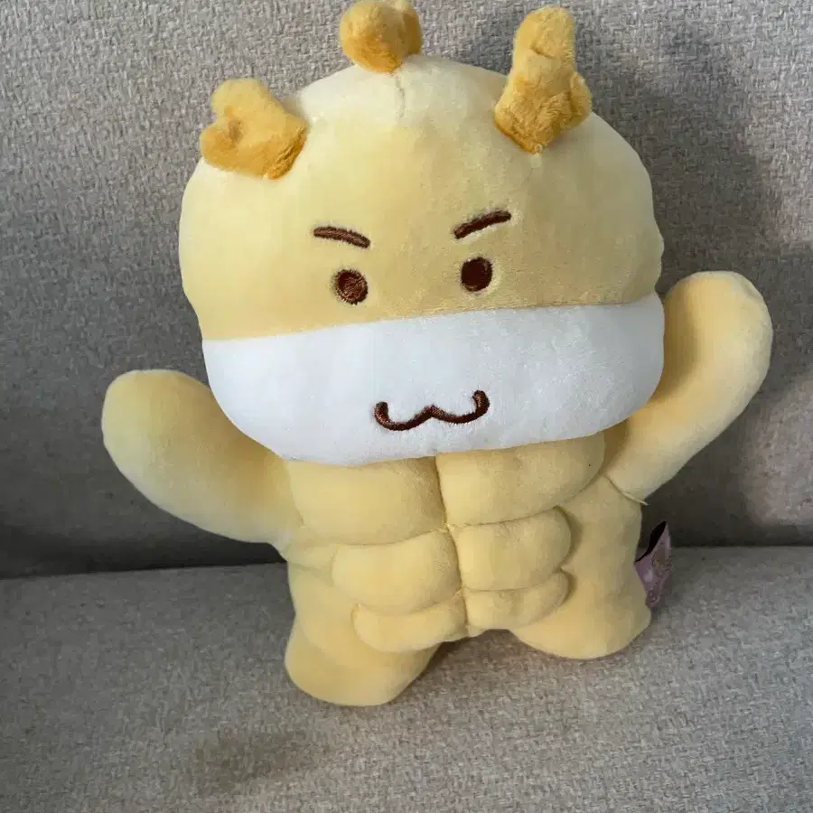 근육빵빵 용 인형
