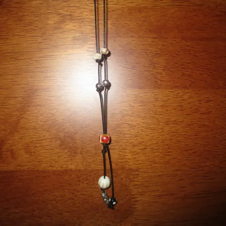 빈티지 비즈 목걸이 / vintage knot necklace