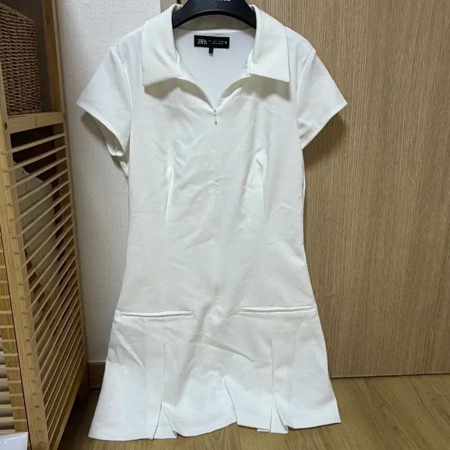 자라 흰 원피스