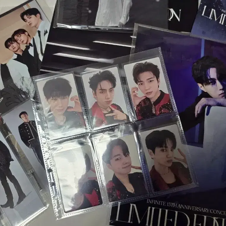 인피니트 리미티드에디션 콘서트 포스터+미니브로셔+포토카드+포스트카드 일괄
