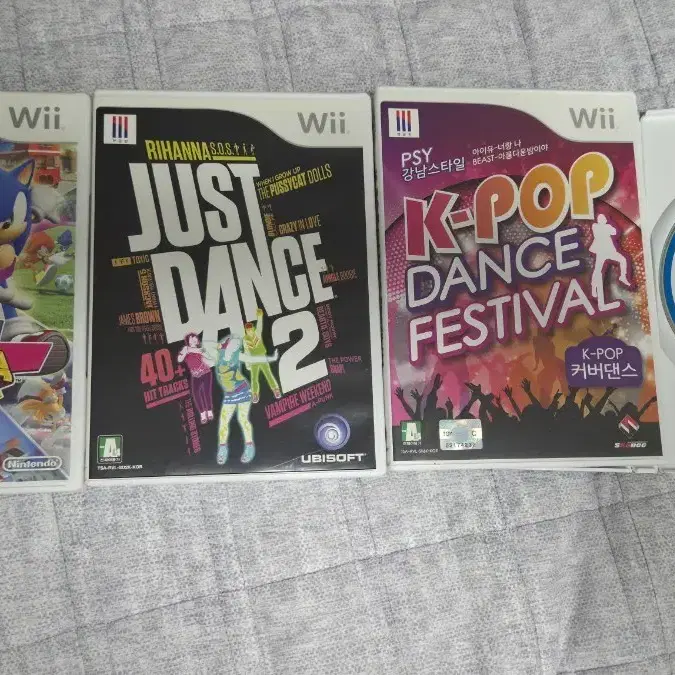 Wii 마리오 소닉 런던 올림픽 / 저스트 댄스 2 / K팝 댄스 페스티벌 / Wii 스포츠 리조트