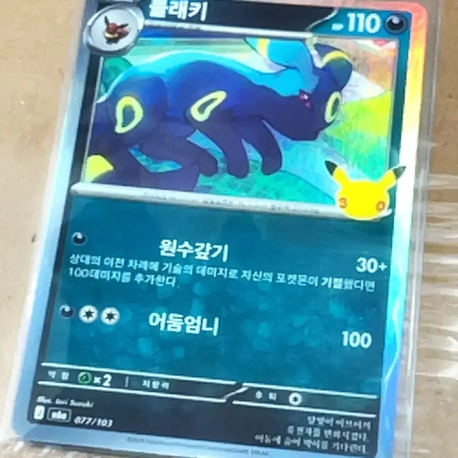 블래키 포켓몬 카드 30주년
