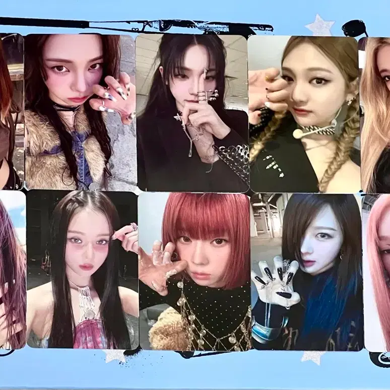 에스파 포토카드 10장일괄 양도해요 윈터 지젤 닝닝 카리나 포카 하자없음 윈터 지젤