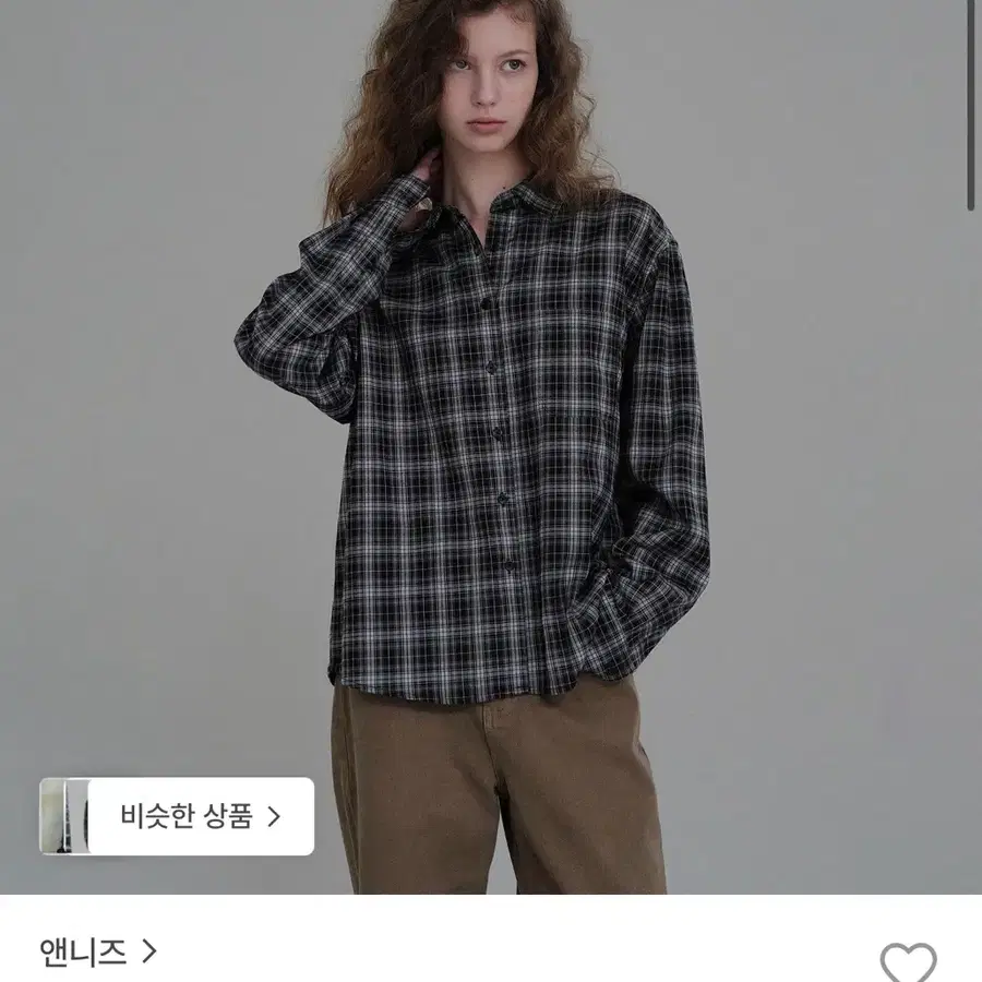 [앤니즈] 로빈 체크 셔츠