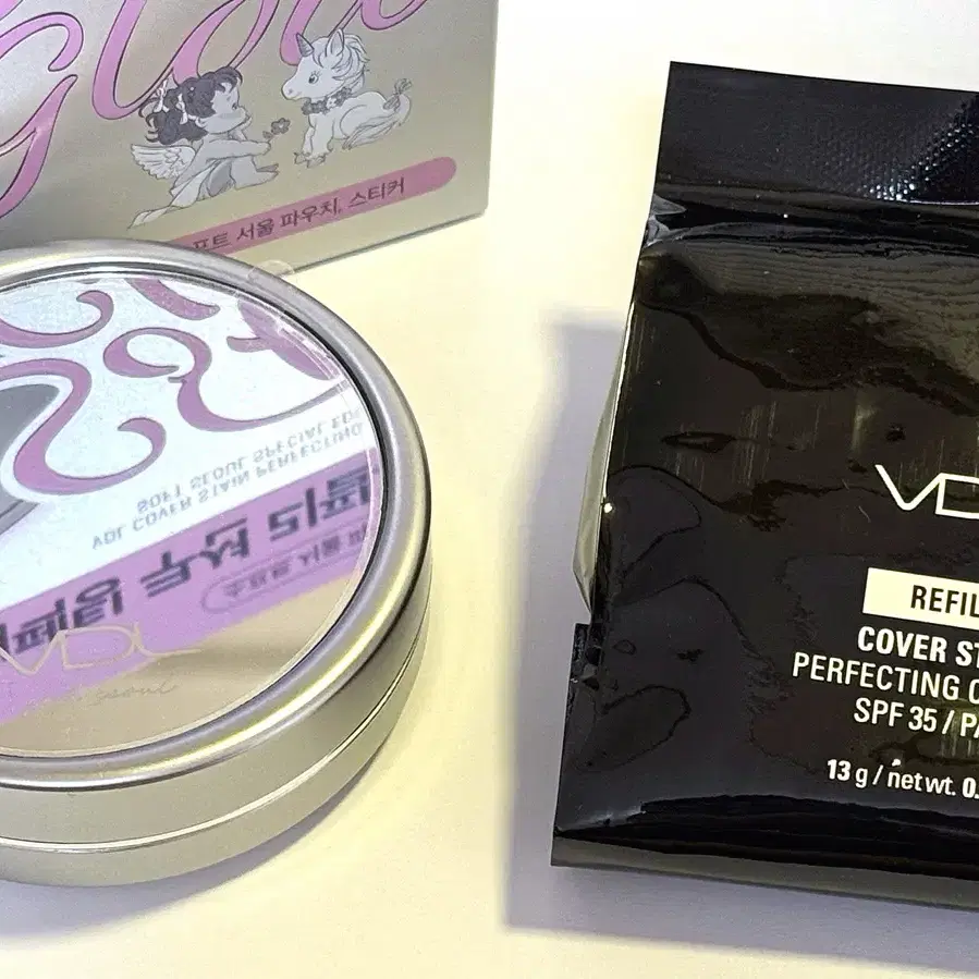 VDL 커버스테인 퍼펙팅 쿠션 소프트서울 기획 세트 판매합니다