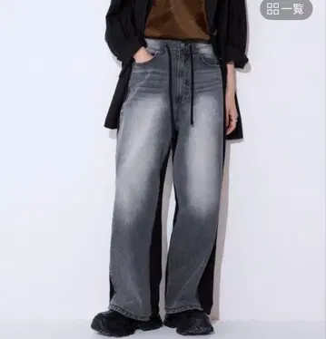 지나시스 JEANASIS 맨투맨 도킹 데님