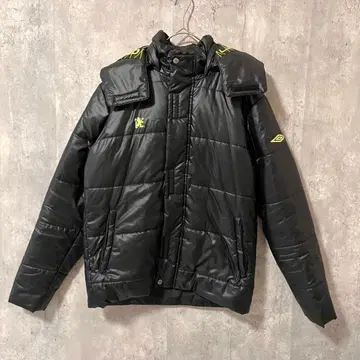 UMBRO 로고 자수 원 포인트 다운 자켓 캐주얼 방한 따뜻한