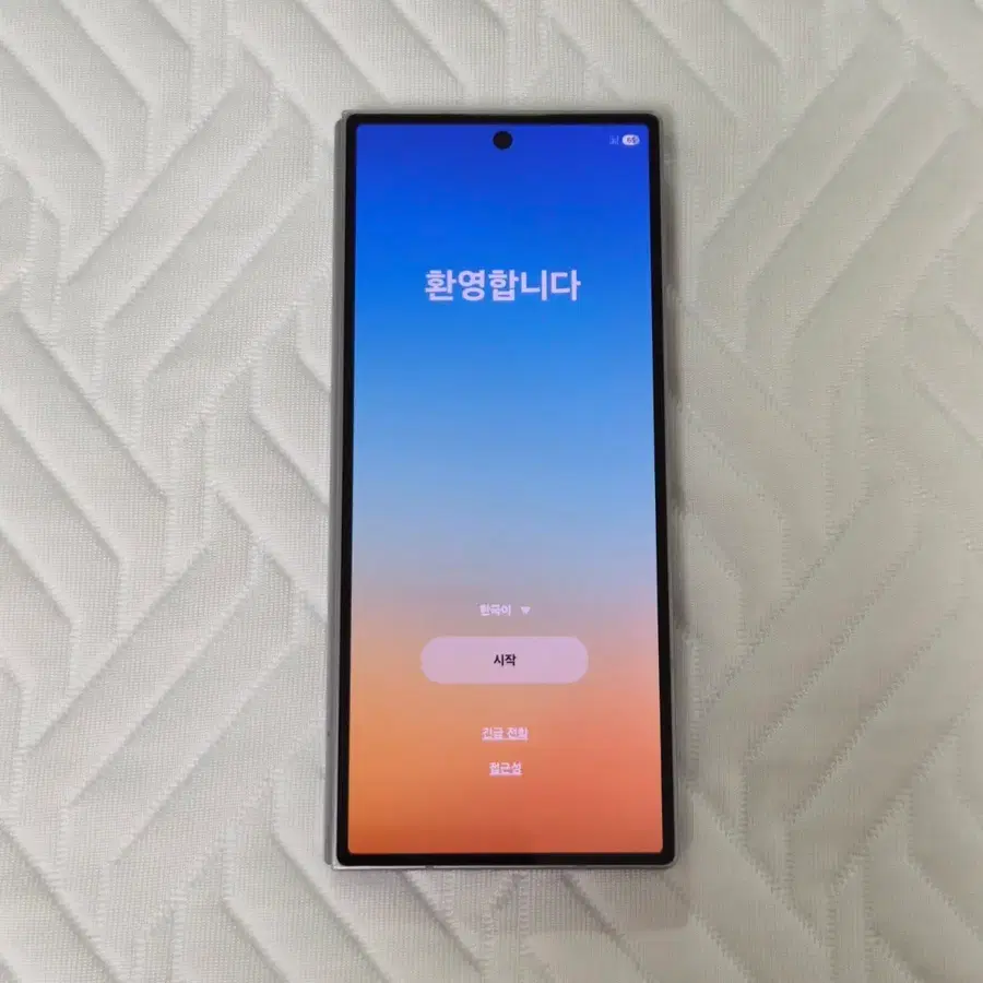 Z폴드6 512GB 실버 (내부액정 멍/힌지 찍힘)