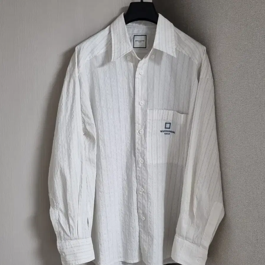우영미 스트라이프 셔츠 25ss