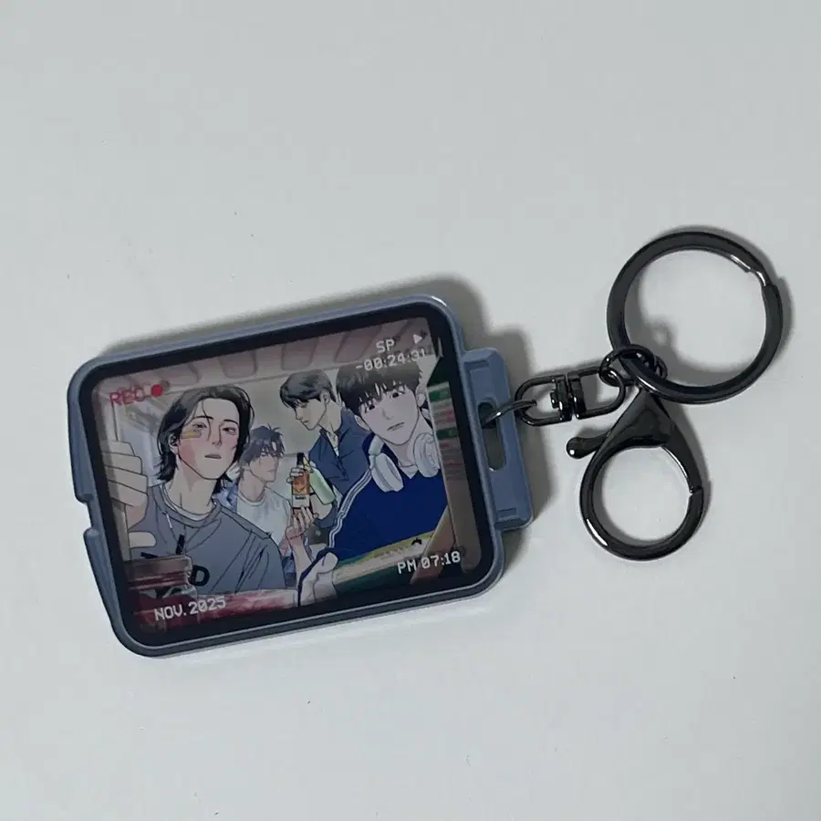 주의 평화 식후경 캠코더 키링