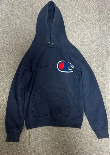 Champion 후드티 네이비 M swag y2k 짧은 기장
