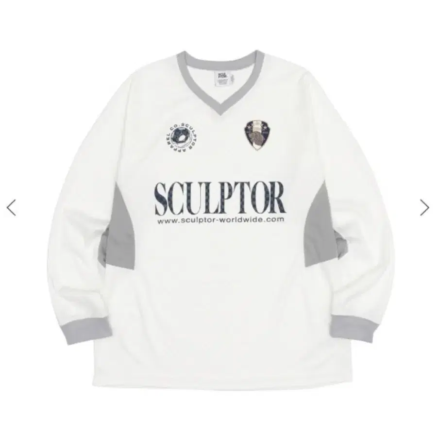 Sculptor Damier Soccer Jersey Damier White