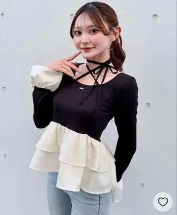 NOMAE 스톤 도트 플럼 상의