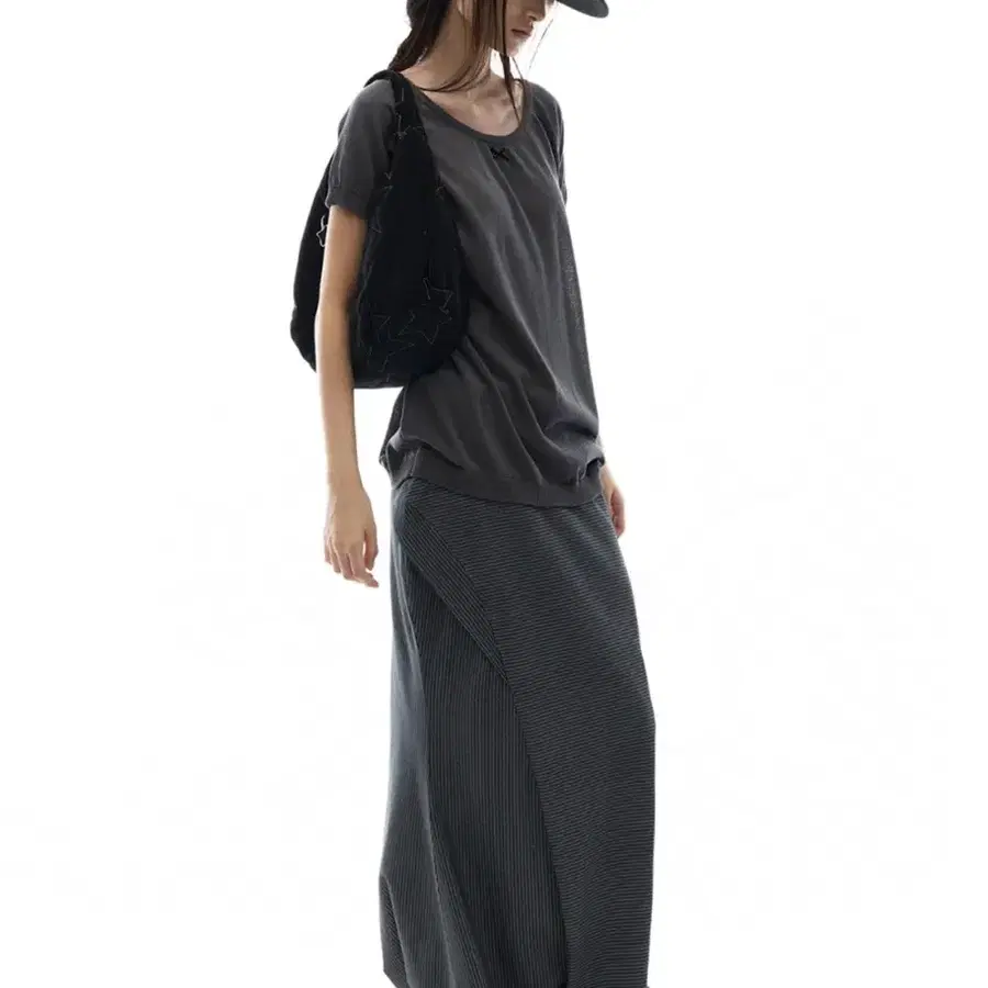 오호스 Side Panel Mermaid Maxi Skirt