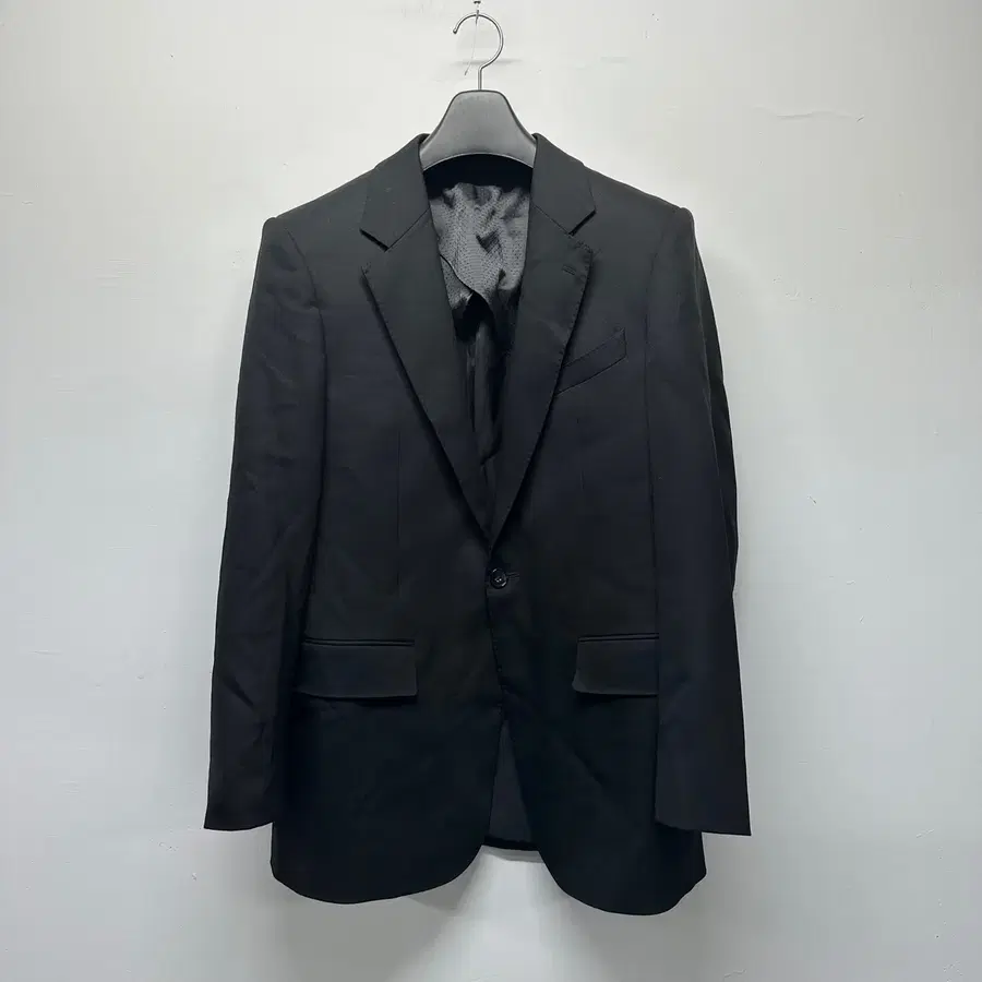 솔리드옴므 SOLID HOMME 우영미 울 블레이저 마이 자켓 정장 수트 투버튼 블랙 남성 105