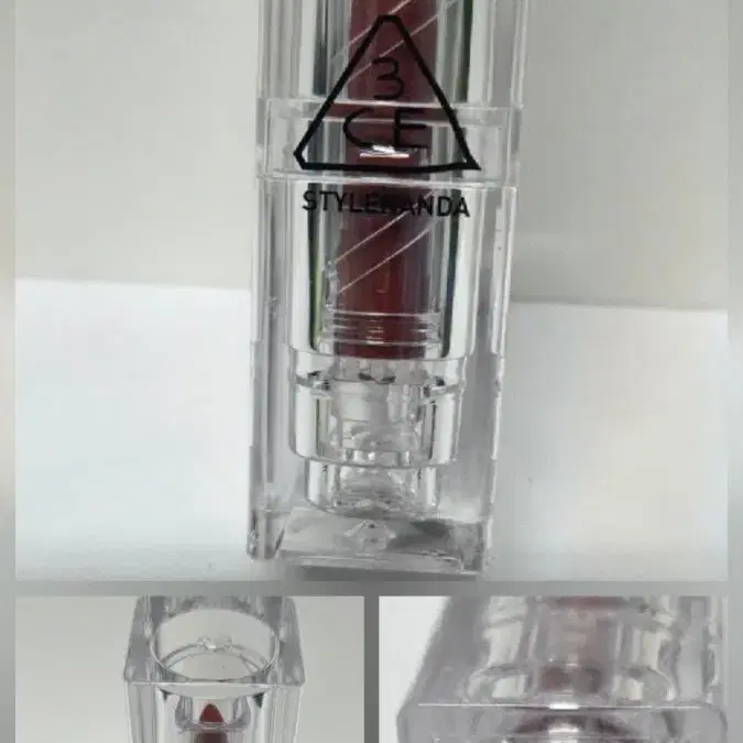 쓰리씨이. 소프트 매트 립스틱. 레드 뮤즈. 단품.