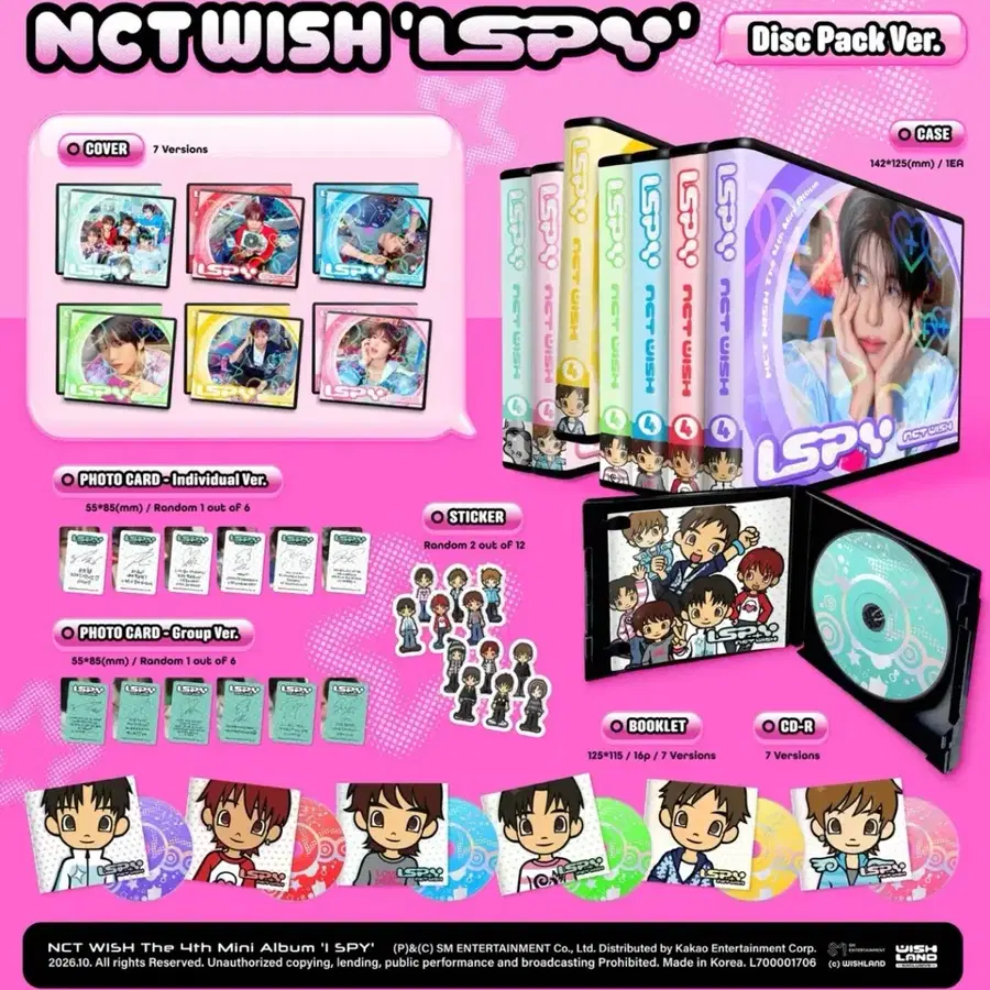 쇼케 1차 미공포) NCT WISH 엔시티위시 I SPY 앨범 양도