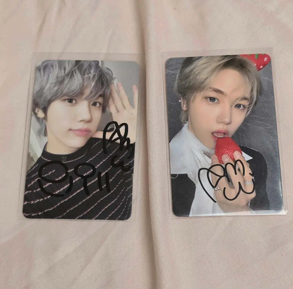 Cravity Sungmin sign poca doodle poca signature poca