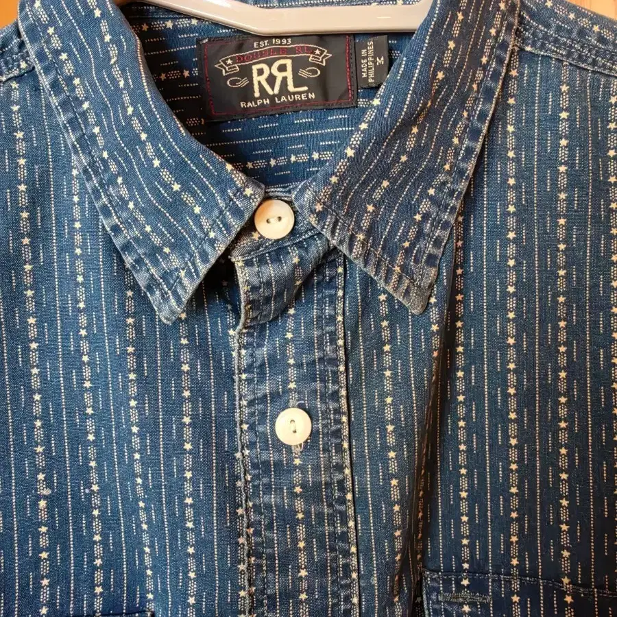 rrl 인디고 셔츠