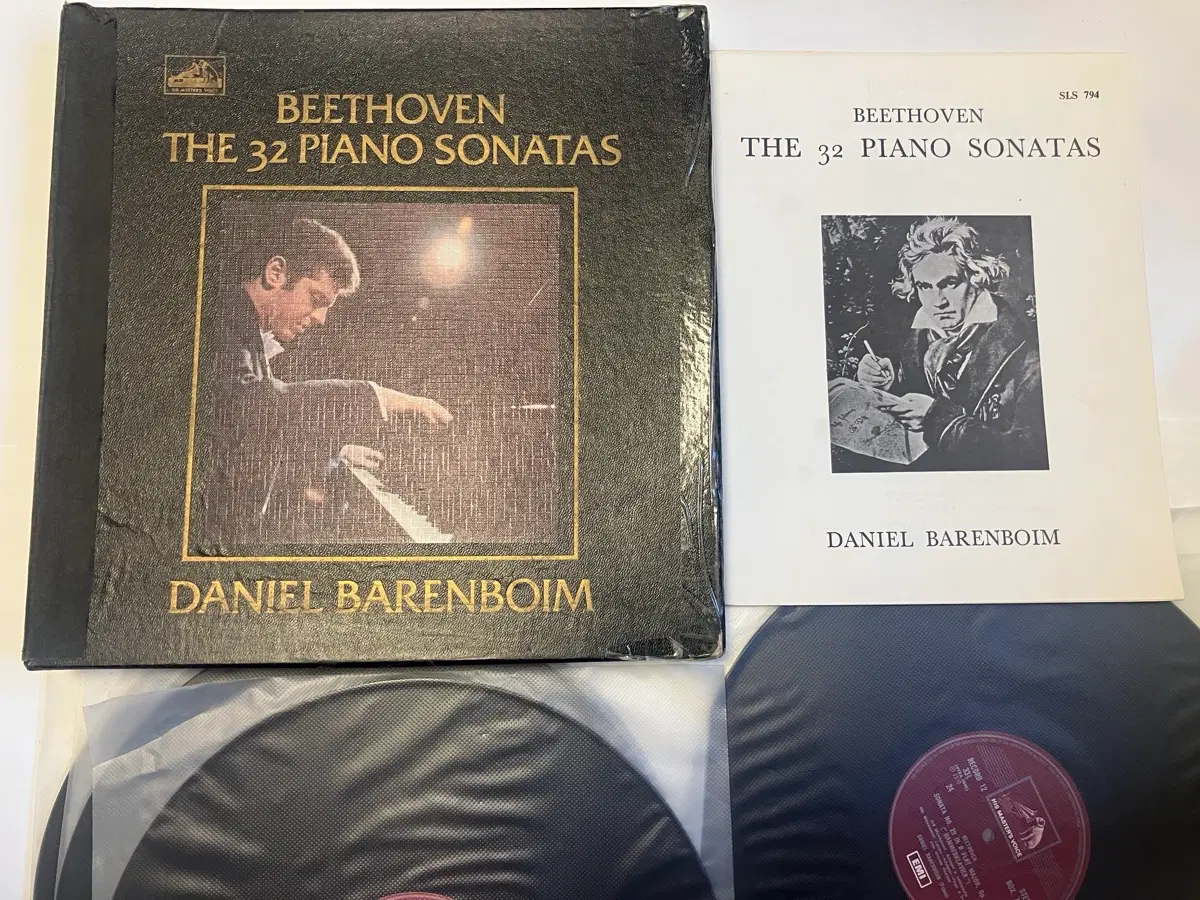 Early Pressing 13LP) Beethoven Piano Sonata 32 Pieces Daniel Barenboim LP