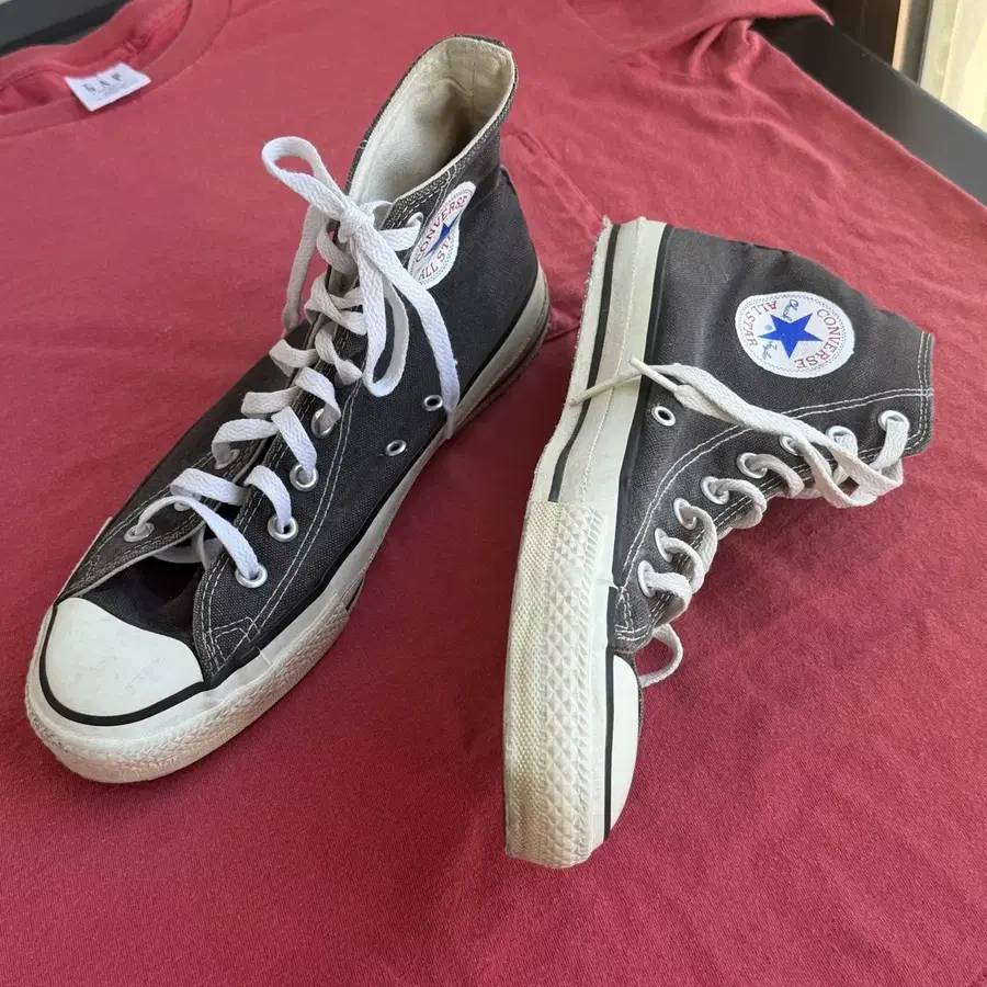 90s 컨버스 올스타 하이 블랙 made in USA
