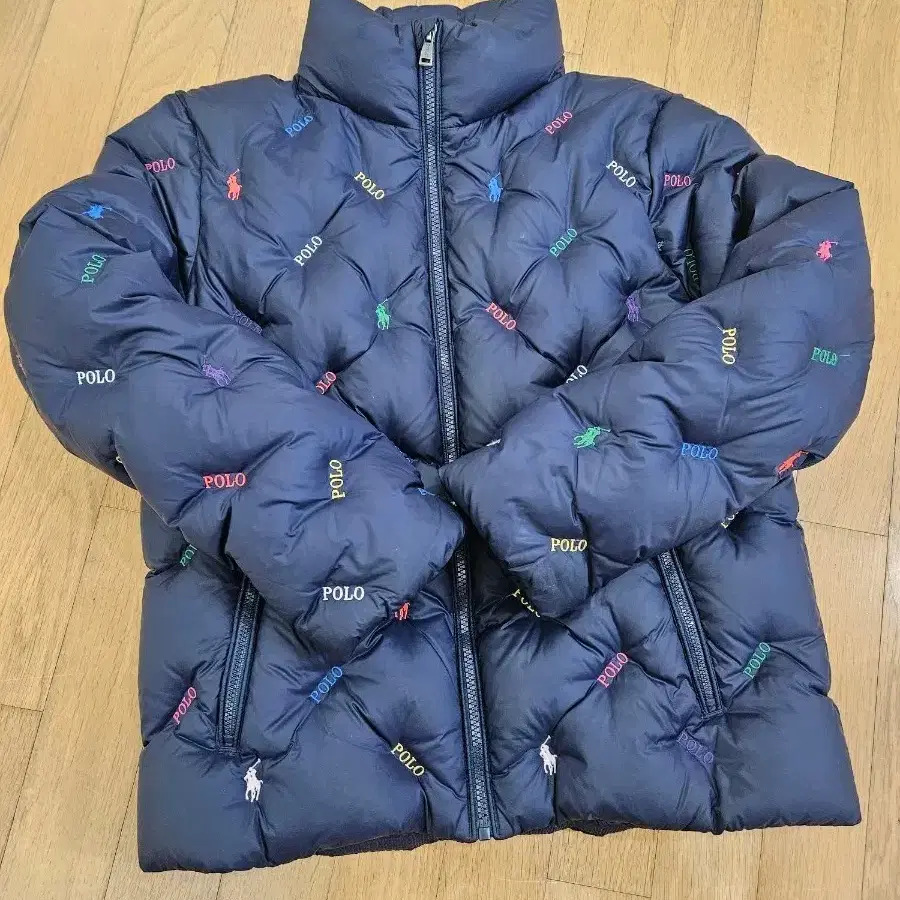 폴로랄프로렌 올포니 컬러 자수 오리털 패딩