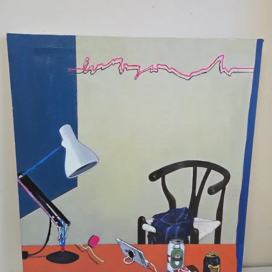 새상품 박광출 화가 유화 그림 인테리어