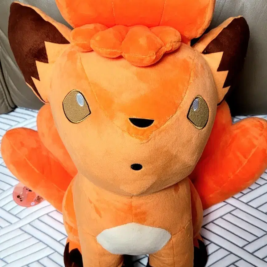 포켓몬 식스테일 오렌지색 45cm 대형인형 (새상품)
