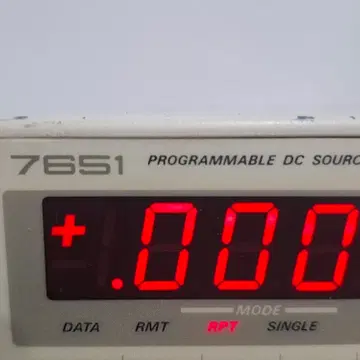 Yokogawa 7651 Programmable DC Source 정밀 전압 전류 발생기 | 측정