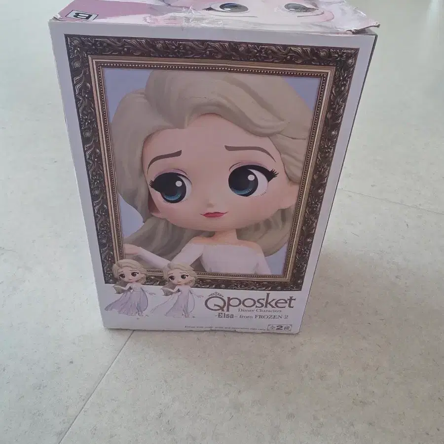 반다이 Q posket 엘사 피규어 겨울왕국2