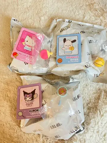 산리오 피규어 3종 세트