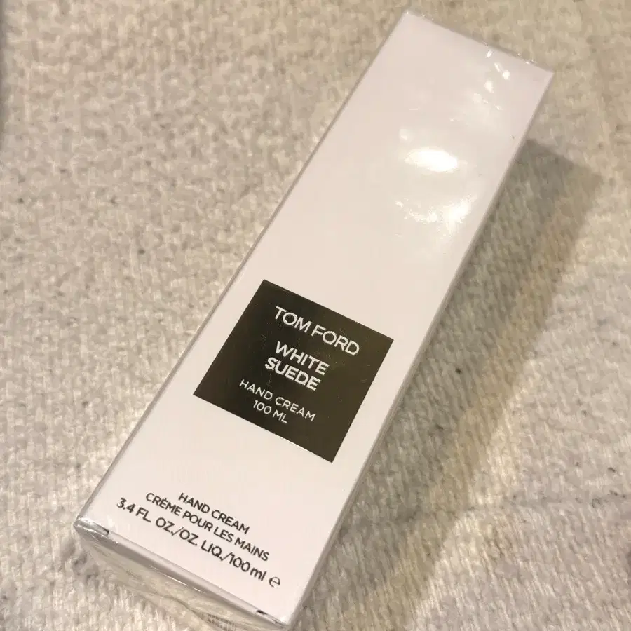[미개봉/새상품] 톰포드 화이트 스웨이드 핸드크림 100ml