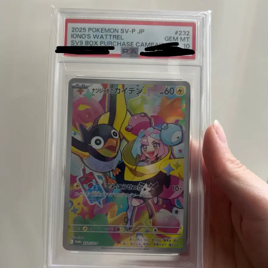 [일판 psa10] 포켓몬카드 모야모의 찌리비 psa10