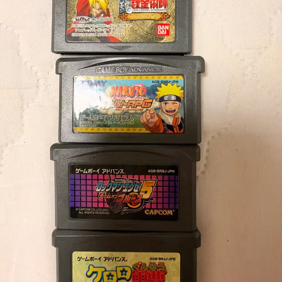 GBA 게임보이어드밴스 일본판 팩 일괄