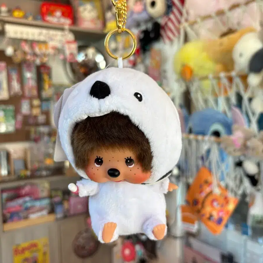 뱁새 몬치치 인형 키링