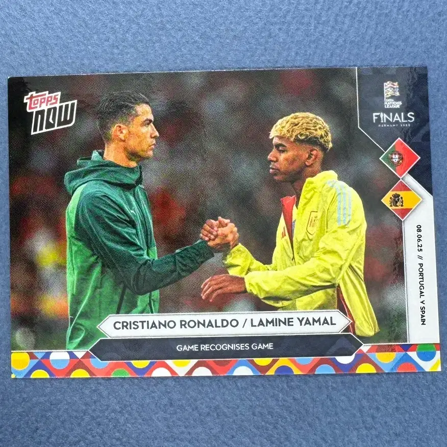 [야말] 2025 Topps Now UEFA Nations League 호날두 & 라민 야말