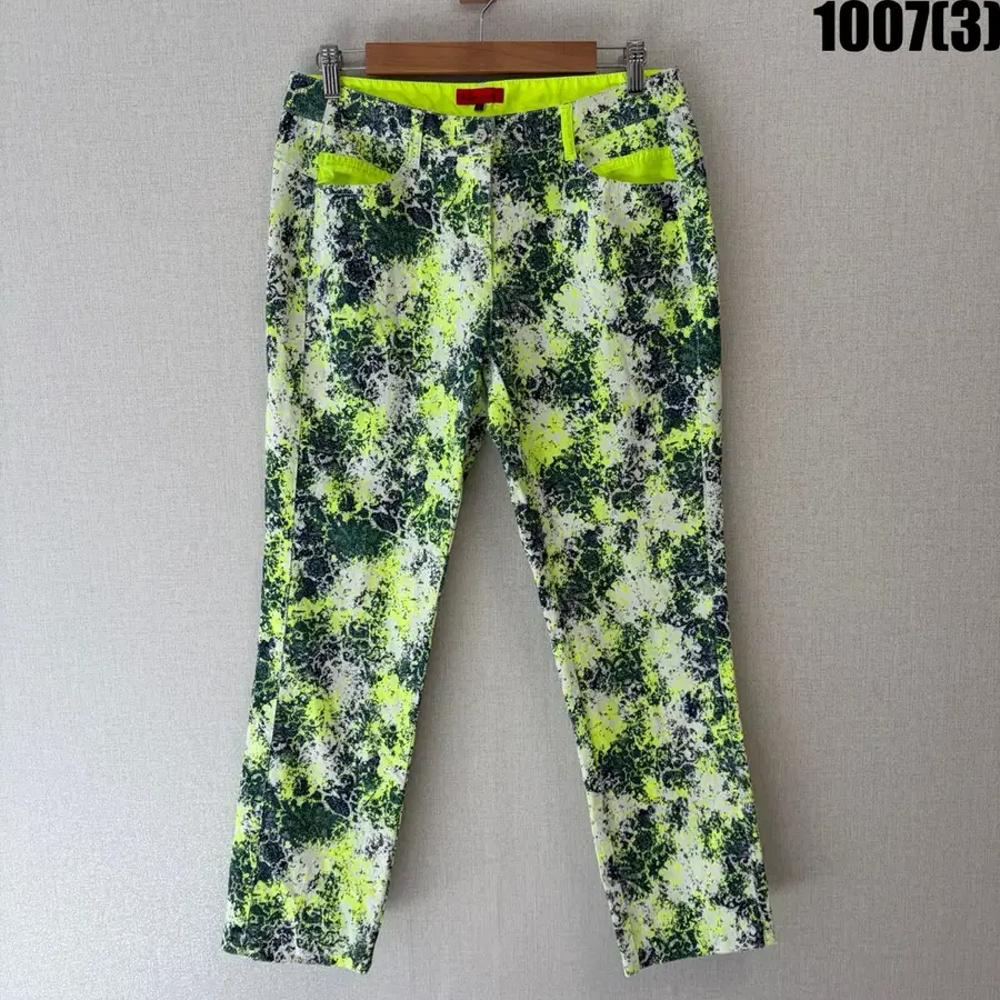 로베르타 디 카메리 형광 패턴 바지 76-102