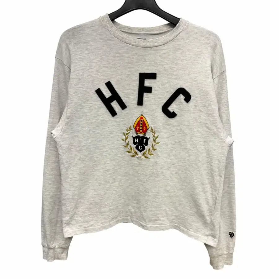 헤리티지플로스 HFC 로고 그레이 롱슬리브 S