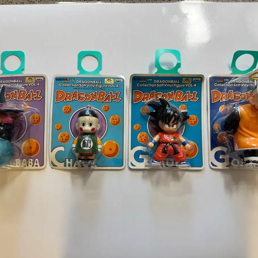 [2008년] 드래곤볼 소프비 Soft Vinyl Figure Vol.4 4종 완전체 미개봉