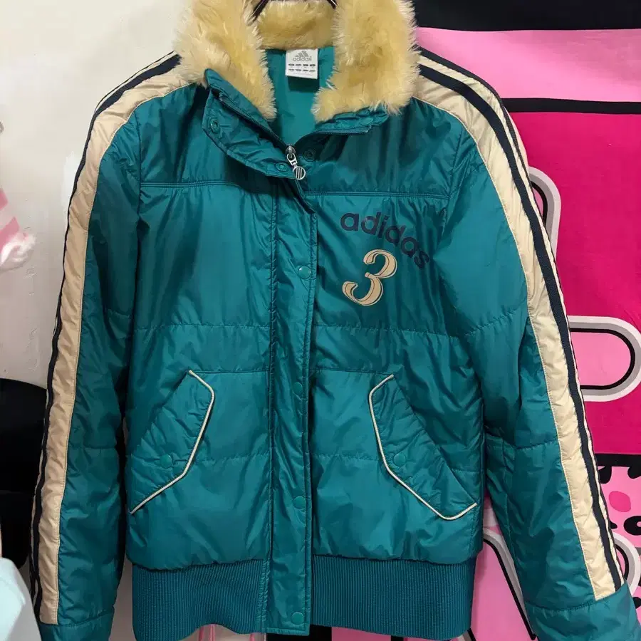 y2k 오네 갸루 빈티지 아디다스 패딩