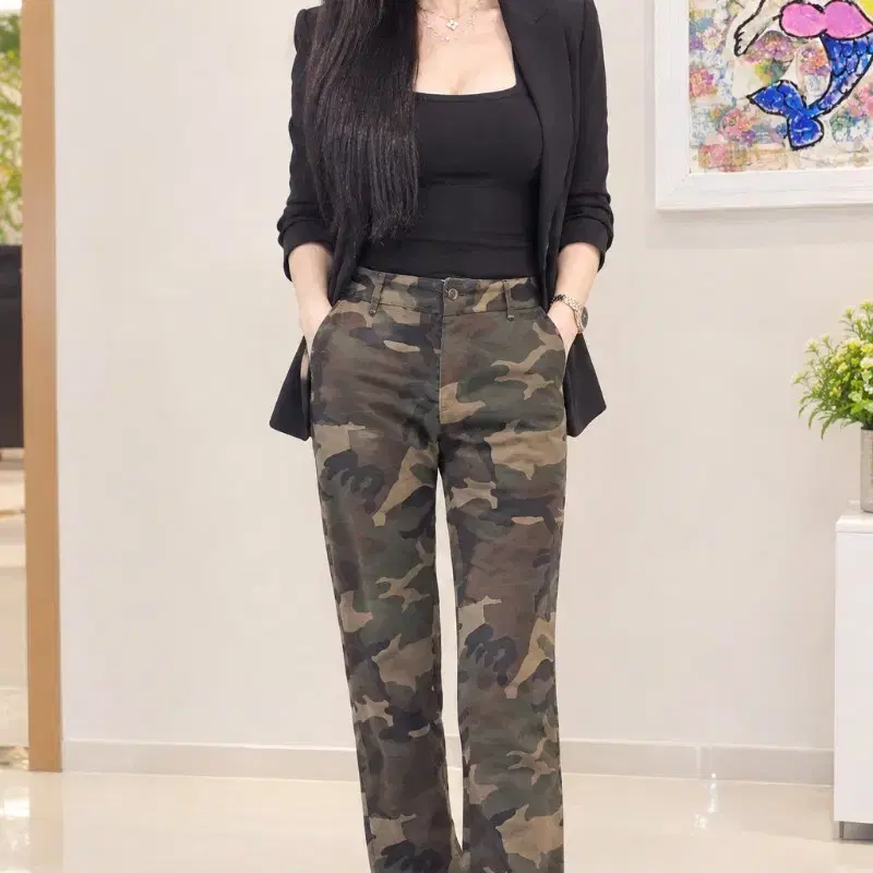 에센셜. 여성스판바지  27