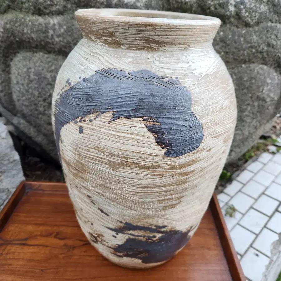 열우 김기순  분청귀얄 철화문도자기 전시작