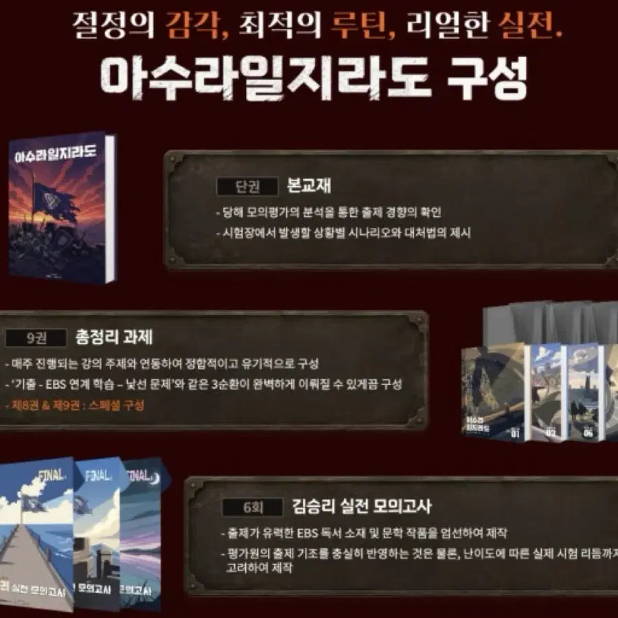(일괄) 2027 김승리 아수라일지라도 본책, 총정리과제, 실전 모의고사, 빅포켓
