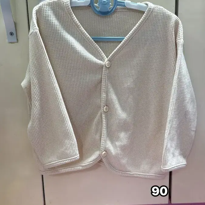 아기옷)아동용 가디건 90사이즈 아이보리